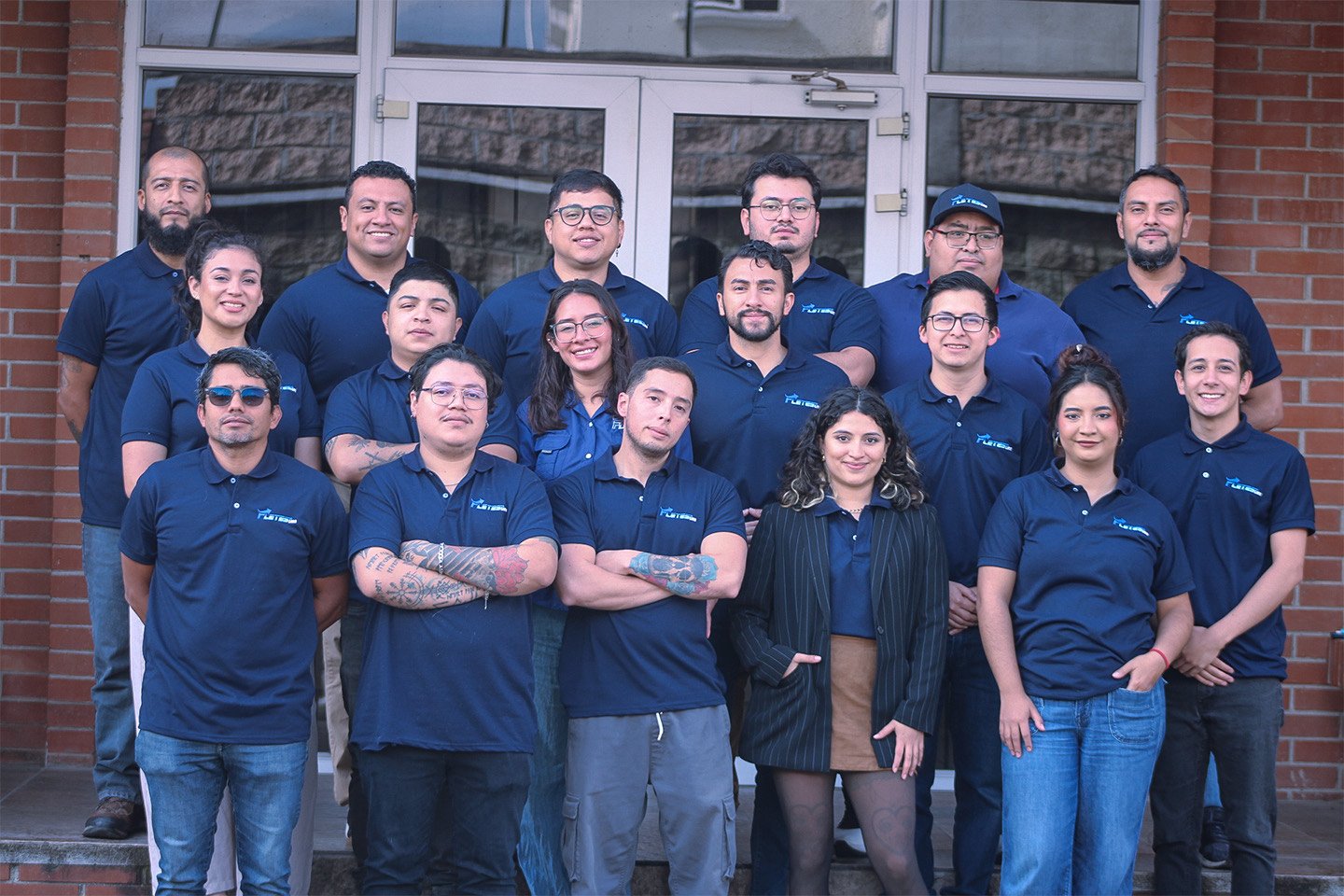 The Fletes USA team outside the Petaluma office